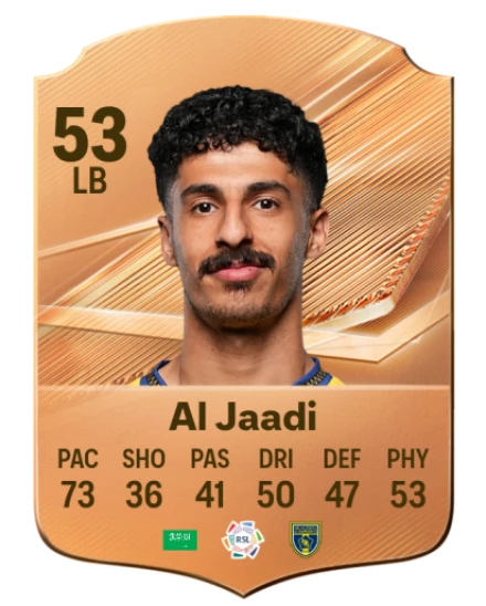 Al Jaadi 53 Bronze LB FC 27 card