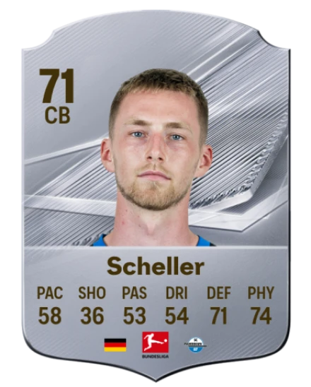 Scheller 71 Common CB FC 26 card