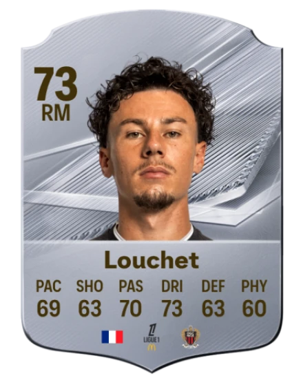 Louchet 73 Common RM FC 26 card