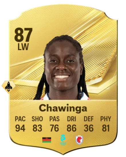 Chawinga 87 Common LW FC 26 card