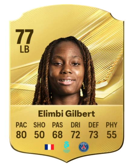 Elimbi Gilbert 77 Gold LB FC 27 card