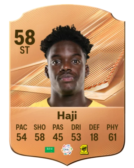 Haji 58 Bronze ST FC 27 card