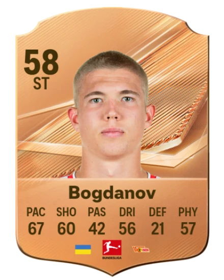 Bogdanov 58 Bronze ST FC 27 card