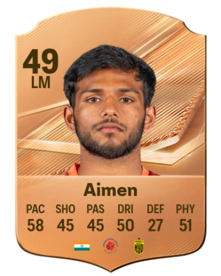 Aimen 49 Bronze LM FC 27 card