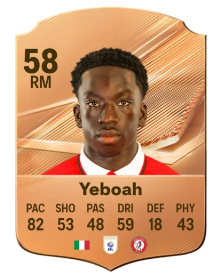 Yeboah 58 Bronze RM FC 27 card