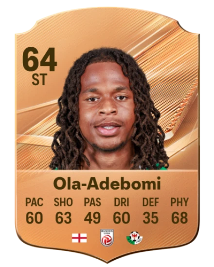 Ola-Adebomi 64 Rare ST FC 26 card
