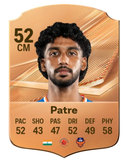 Patre 52 Bronze CM FC 27 card