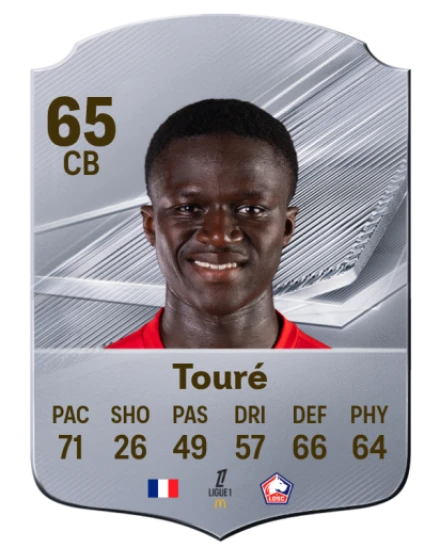 Touré 65 Common CB FC 26 card