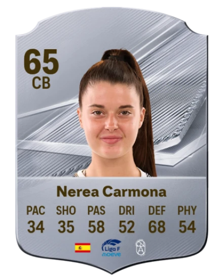 Nerea Carmona 65 Silver CB FC 27 card