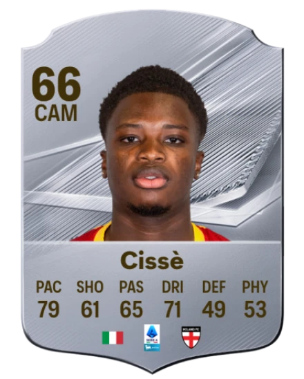Cissè 66 Silver CAM FC 27 card
