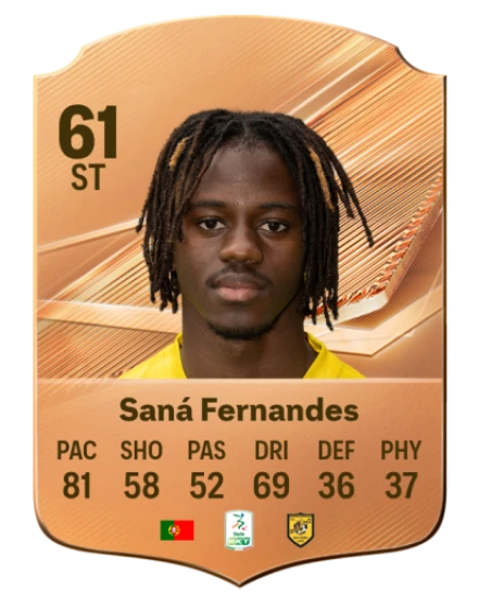 Saná Fernandes 61 Bronze ST FC 27 card