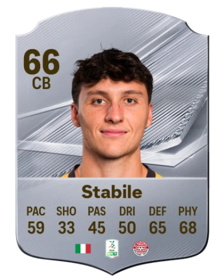 Stabile 66 Silver CB FC 27 card