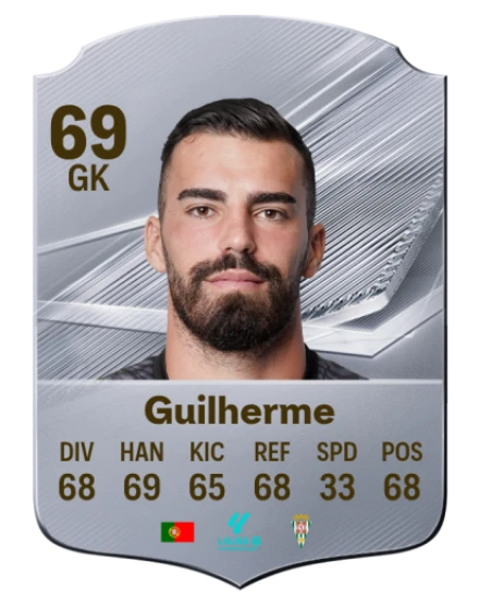 Guilherme 69 Common GK FC 26 card