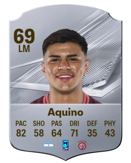 Aquino 69 Silver LM FC 27 card
