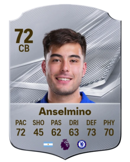 Anselmino 72 Silver CB FC 27 card