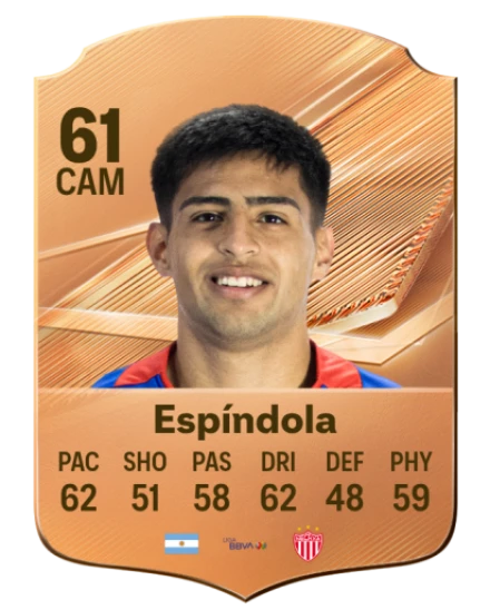Espíndola 61 Bronze CAM FC 27 card