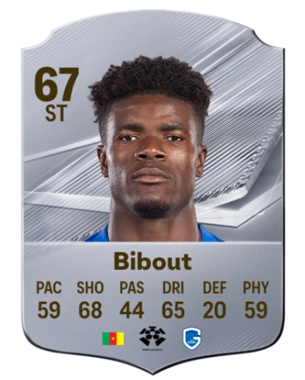 Bibout 67 Silver ST FC 27 card