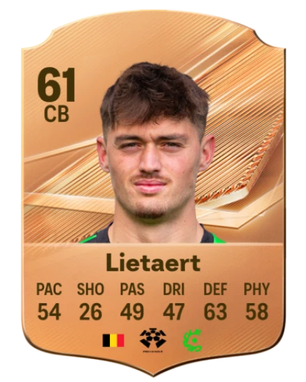 Lietaert 61 Bronze CB FC 27 card