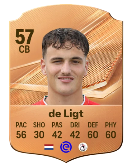 de Ligt 57 Bronze CB FC 27 card