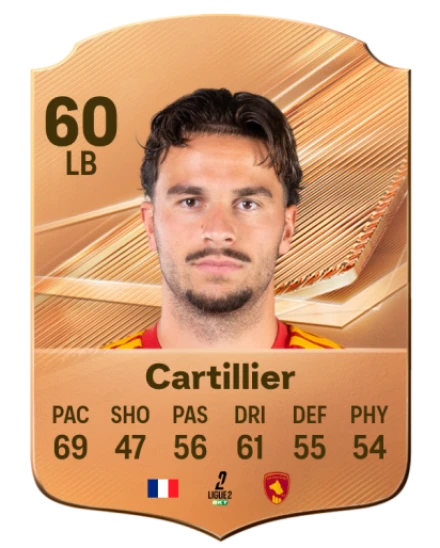 Cartillier 60 Bronze LB FC 27 card