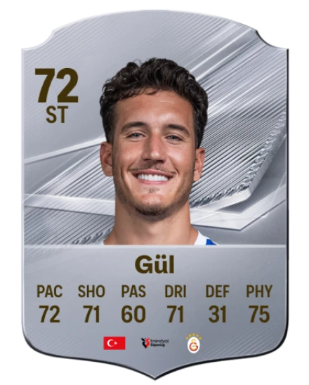 Gül 72 Silver ST FC 27 card