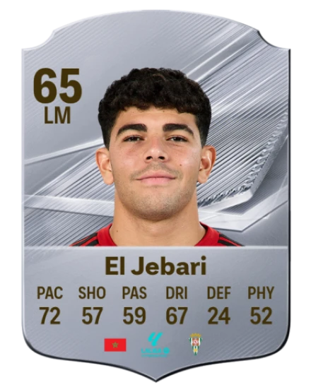 El Jebari 65 Silver LM FC 27 card