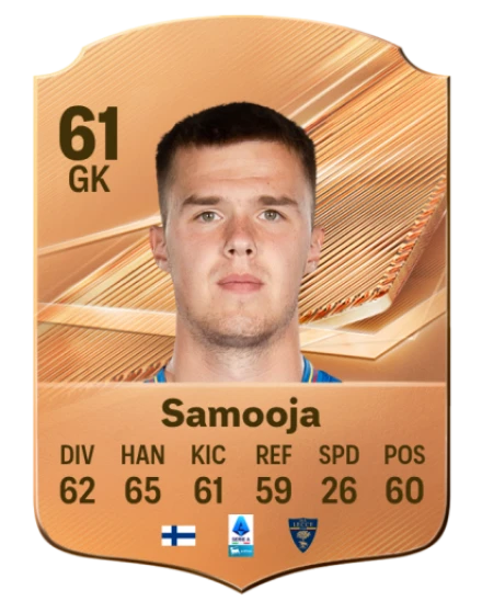 Samooja 61 Common GK FC 26 card