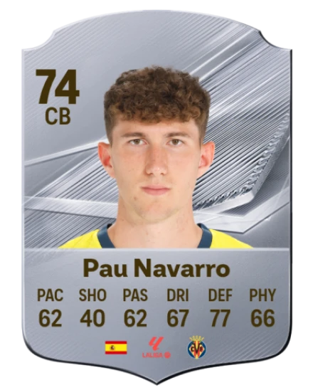 Pau Navarro 74 Silver CB FC 27 card