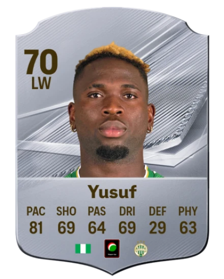 Yusuf 70 Common LW FC 26 card