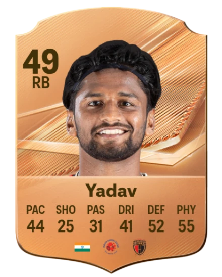 Yadav 49 Bronze RB FC 27 card