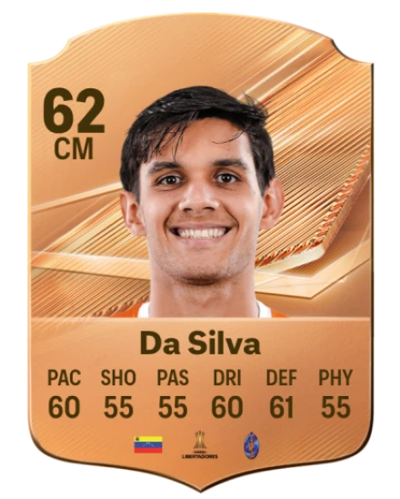 Da Silva 62 Bronze CM FC 27 card