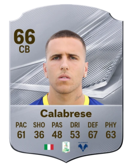 Calabrese 66 Silver CB FC 27 card