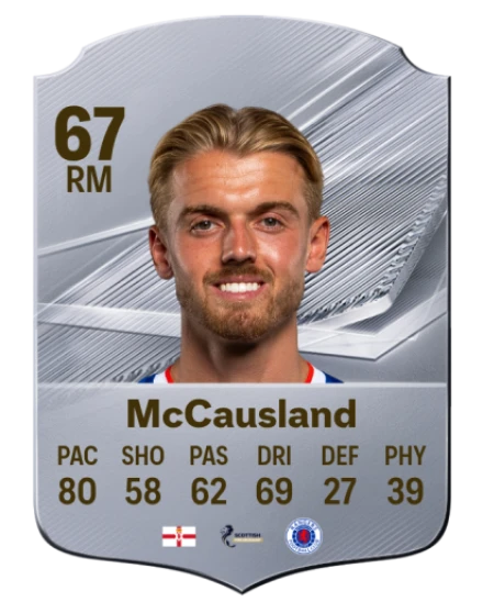McCausland 67 Silver RM FC 27 card
