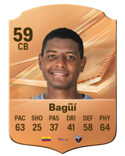 Bagüí 59 Bronze CB FC 27 card