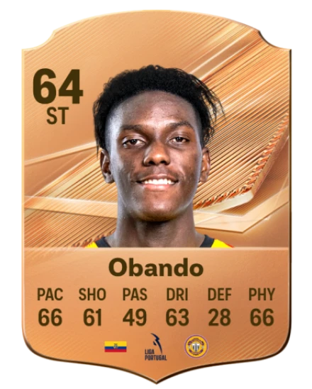 Obando 64 Bronze ST FC 27 card