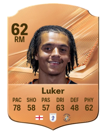 Luker 62 Bronze RM FC 27 card