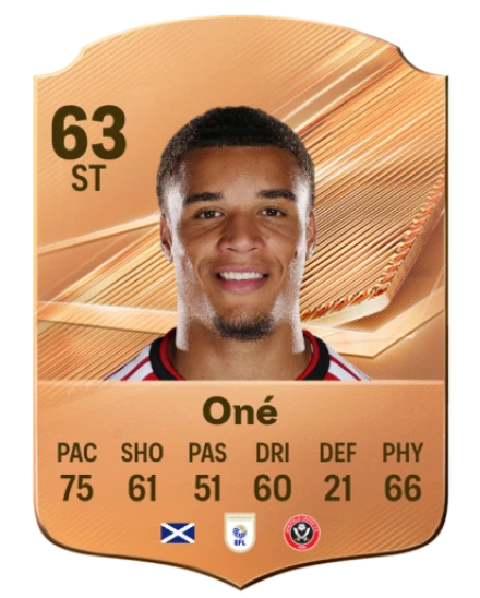 Oné 63 Bronze ST FC 27 card