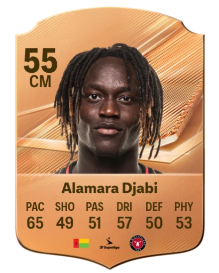 Alamara Djabi 55 Bronze CM FC 27 card