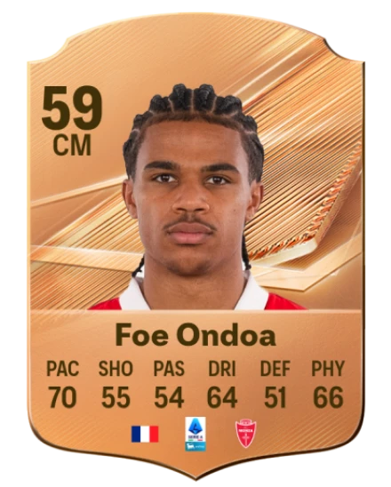 Foe Ondoa 59 Bronze CM FC 27 card