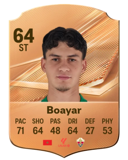 Boayar 64 Bronze ST FC 27 card