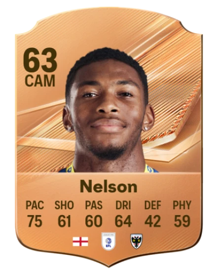 Nelson 63 Common CAM FC 26 card