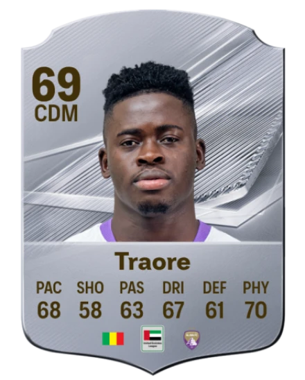 Traore 69 Common CDM FC 26 card