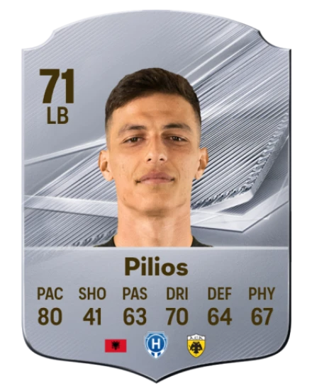 Pilios 71 Silver LB FC 27 card