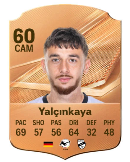 Yalçınkaya 60 Bronze CAM FC 27 card