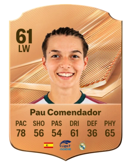 Pau Comendador 61 Bronze LW FC 27 card