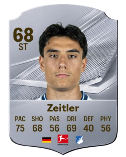 Zeitler 68 Silver ST FC 27 card