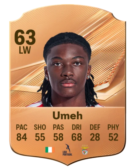 Umeh 63 Bronze LW FC 27 card