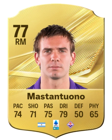 Mastantuono 77 Common RM FC 26 card