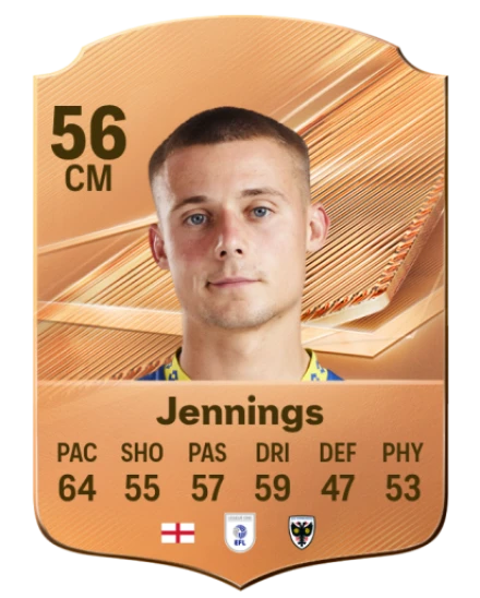 Jennings 56 Bronze CM FC 27 card