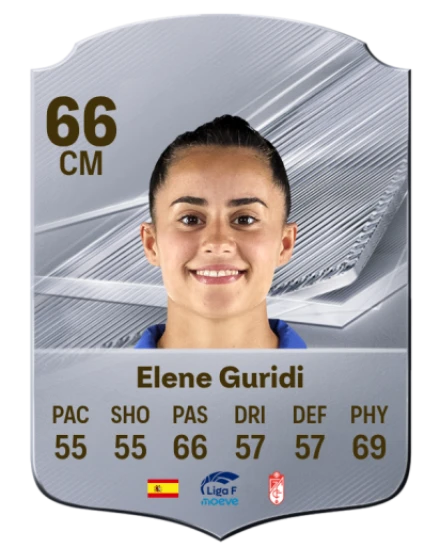 Elene Guridi 66 Silver CM FC 27 card